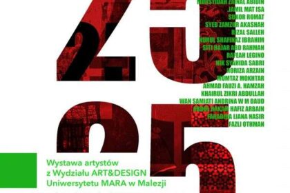 Plakat zapraszający na wernisaż