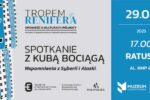 Plakat informujący, że Muzeum Częstochowskie zaprasza w najbliższy piątek, 29 sierpnia o godzinie 17., na spotkanie z Kubą Bociągą.